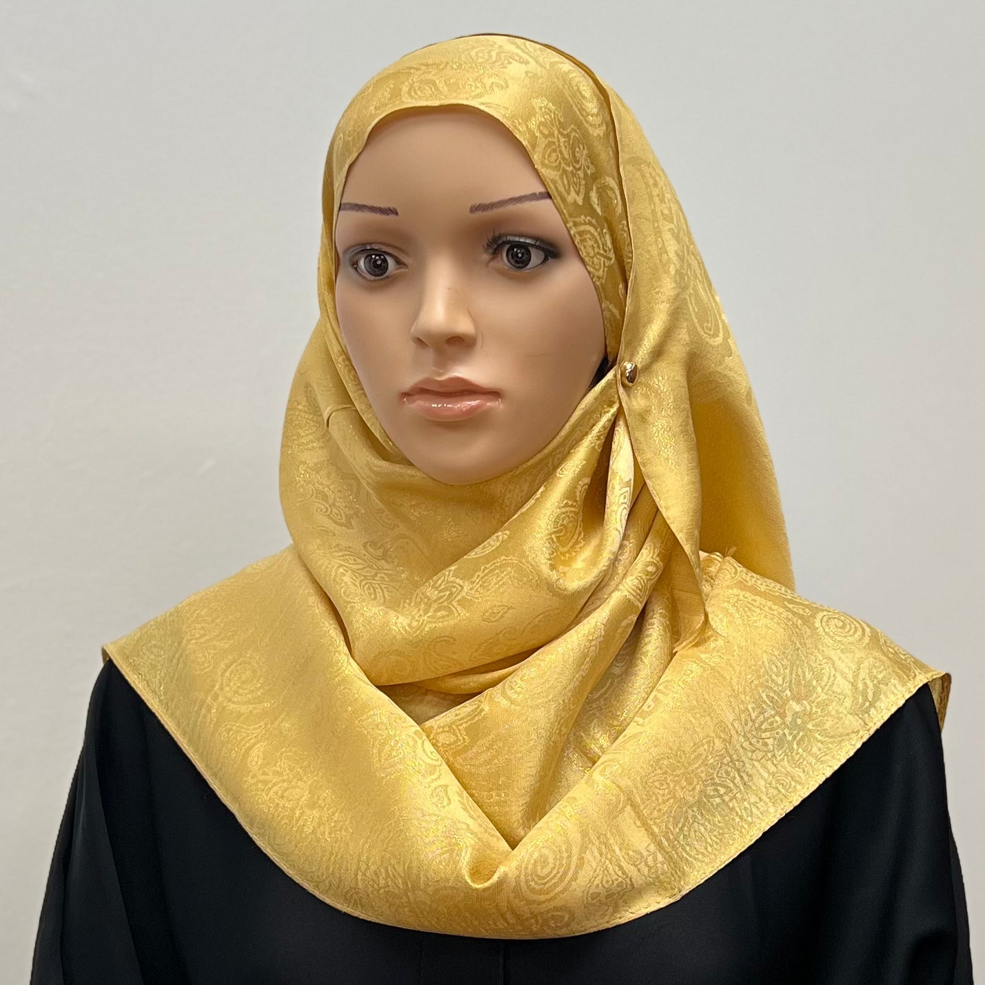 Paisley Silk - Mustard Gold