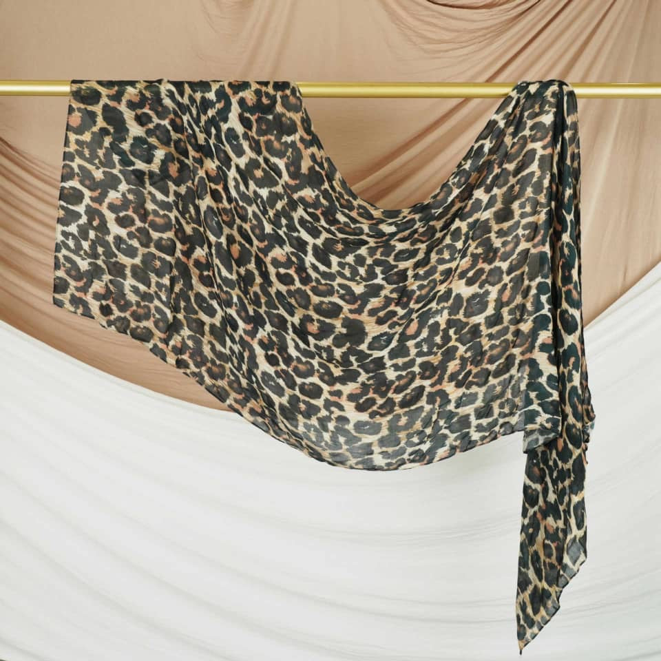 Printed Modal Hijab - Leopard