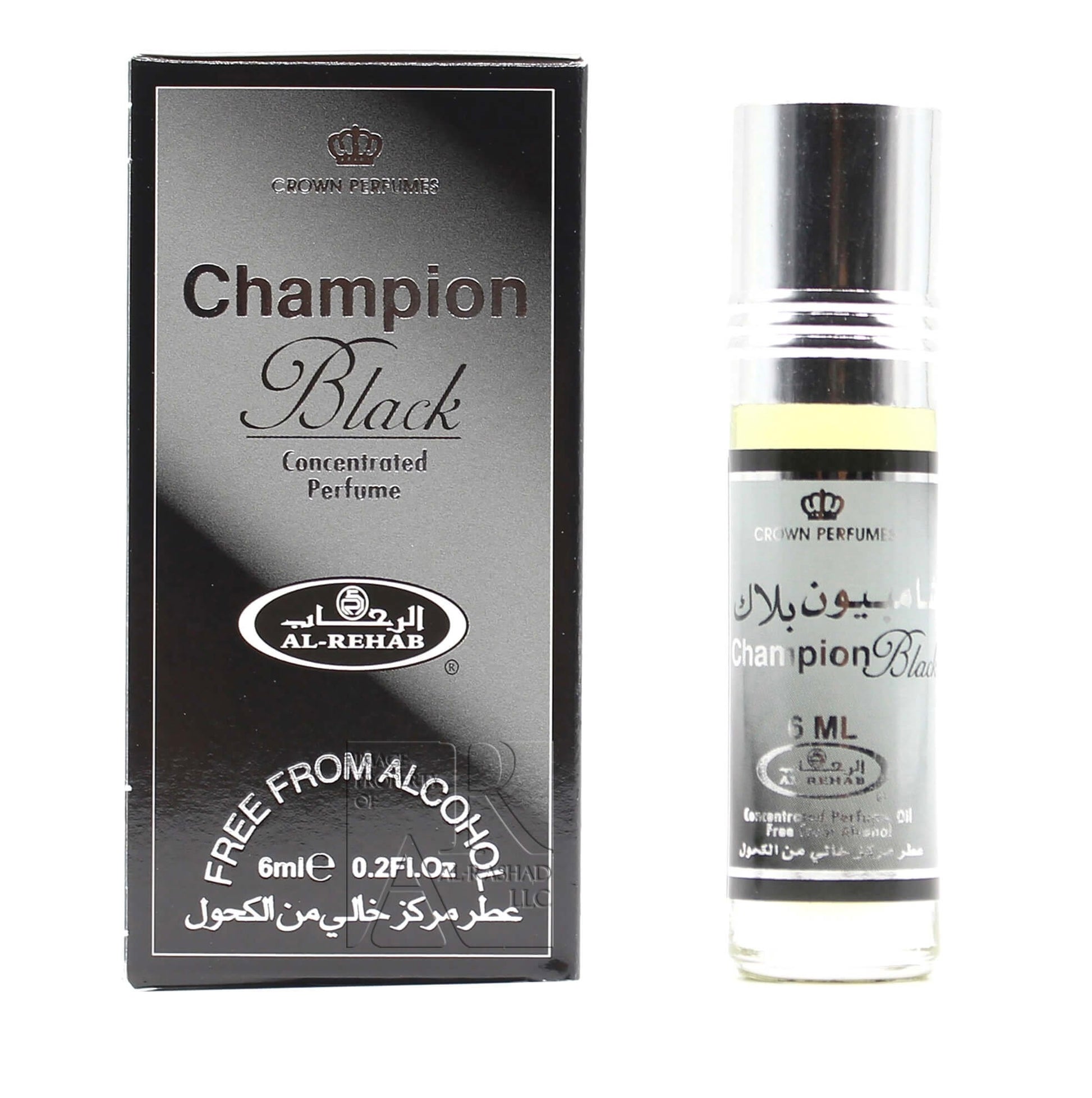 Al Rehab 6ml Roll On Perfume Oil - Champion Black