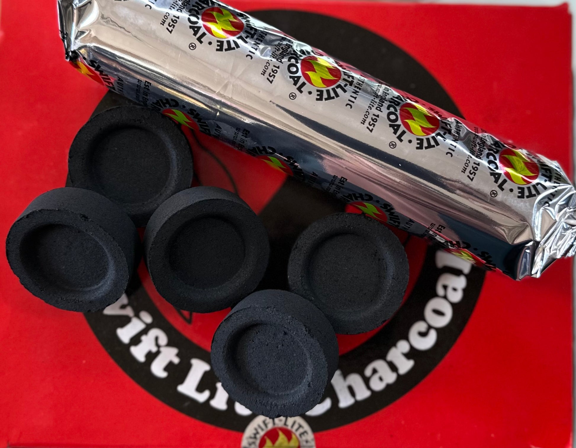 2 PACK (10 per roll) Charcoal Tablets