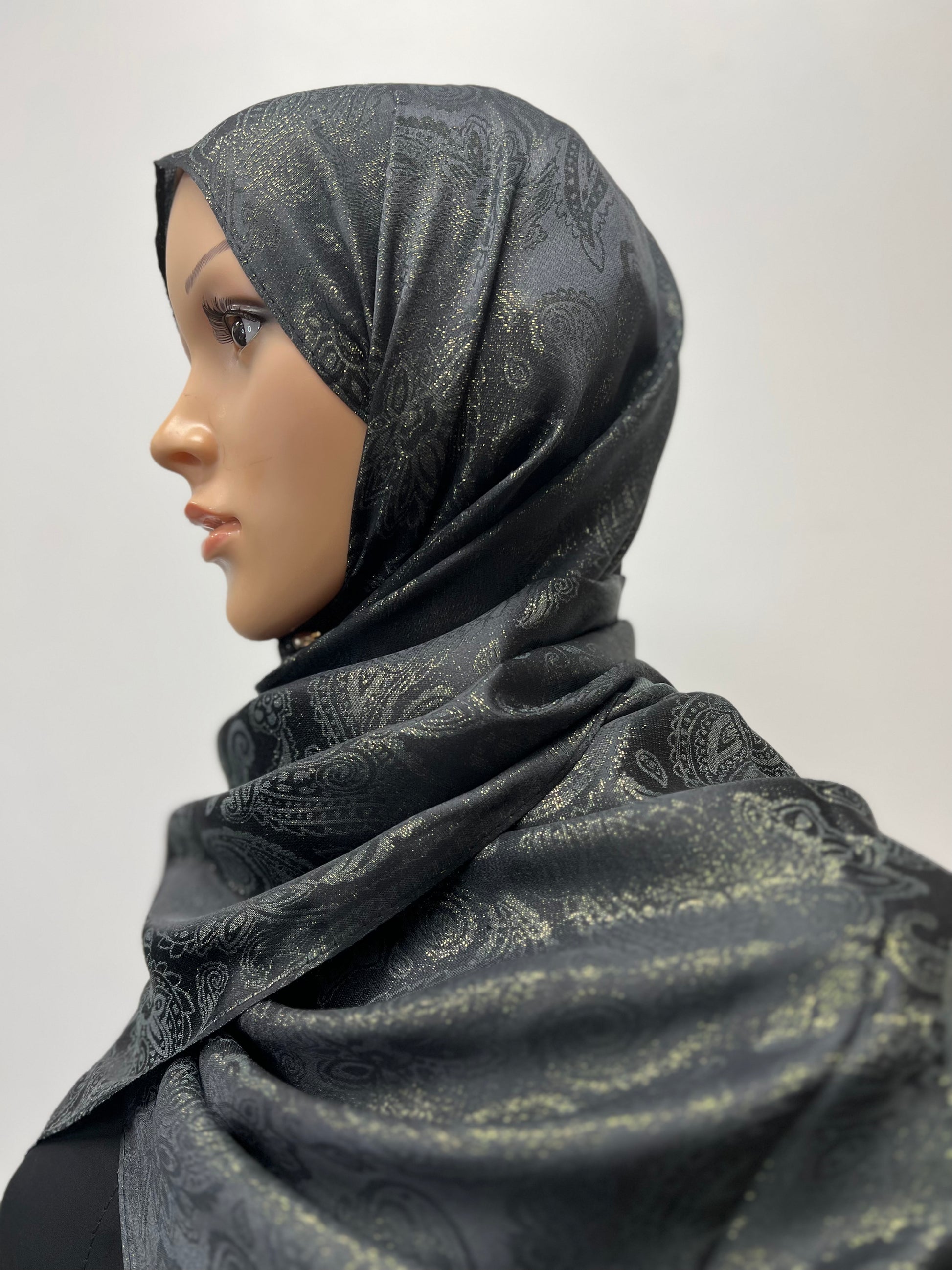 Paisley Silk - Black