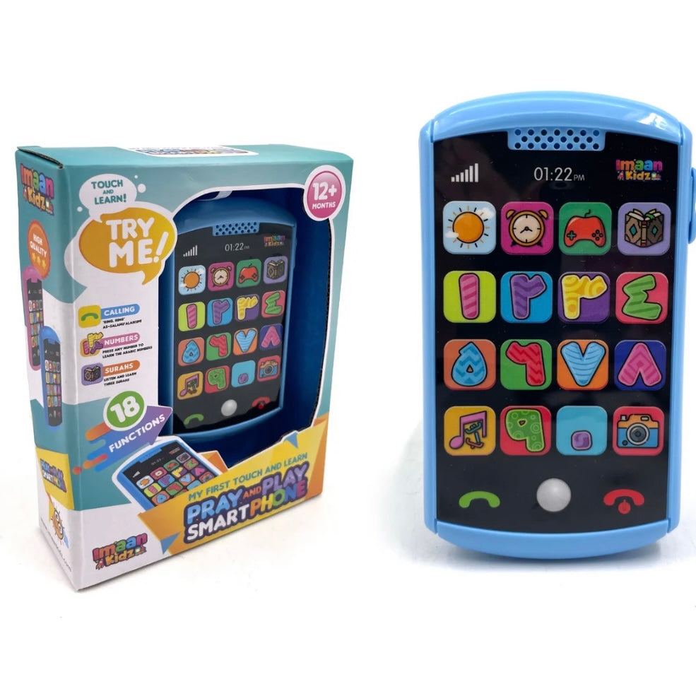My First Touch and Learn Pray and Play Smartphone - Blue