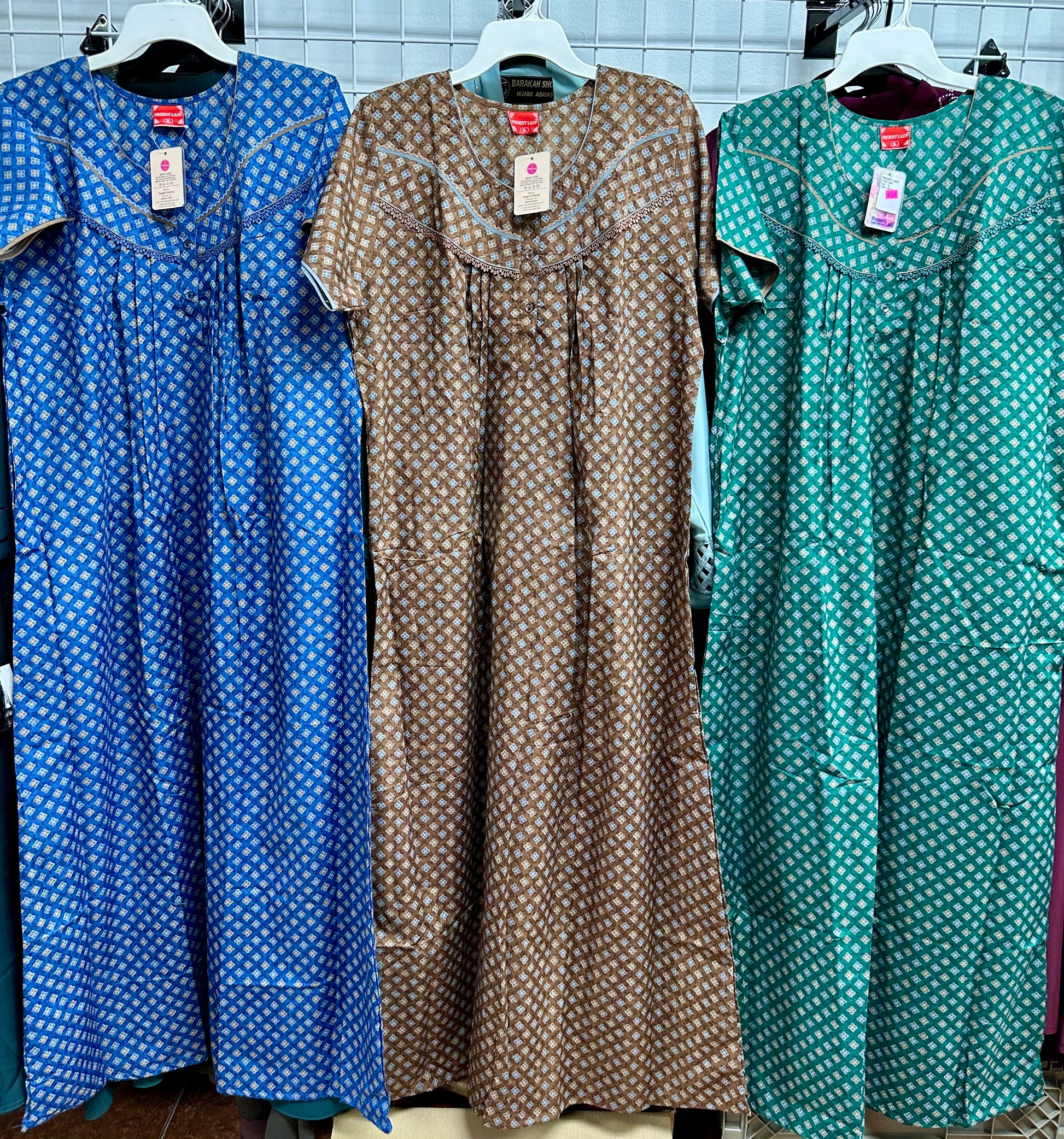 Cotton Blend Maxi Gown