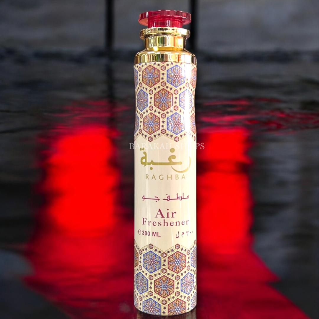 raghba lattafa oud vanilla air freshener long lasting sweet unisex arabian middle eastern fragrance