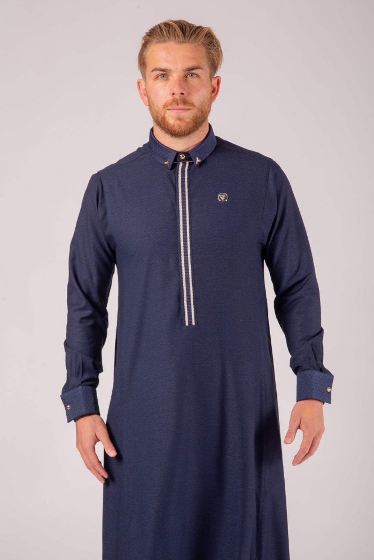 Mens Thobe AL AMEER - Navy Blue AAR25334
