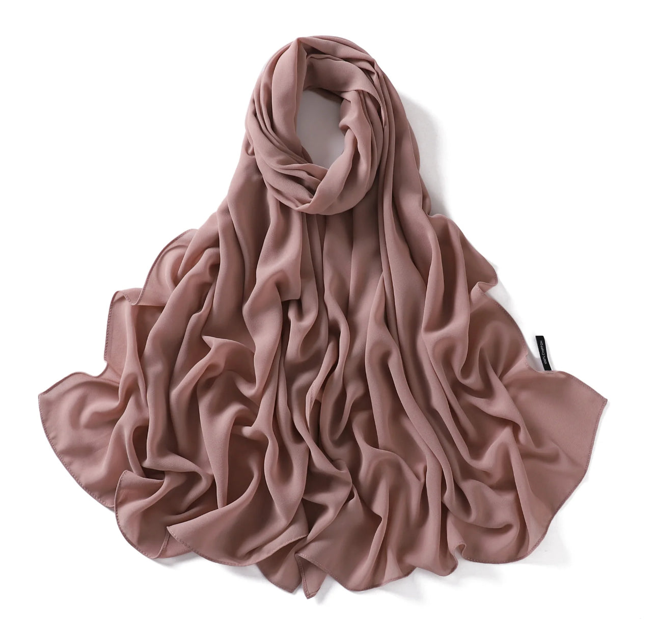Solid Chiffon Hijab - Light Mauve