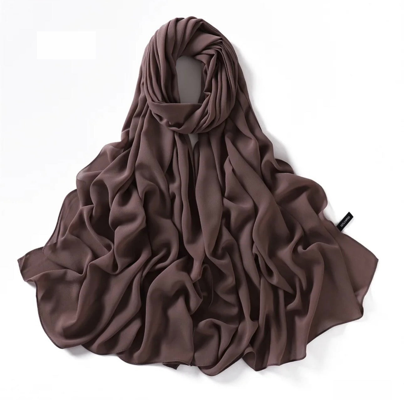 Solid Chiffon Hijab - Cedarwood