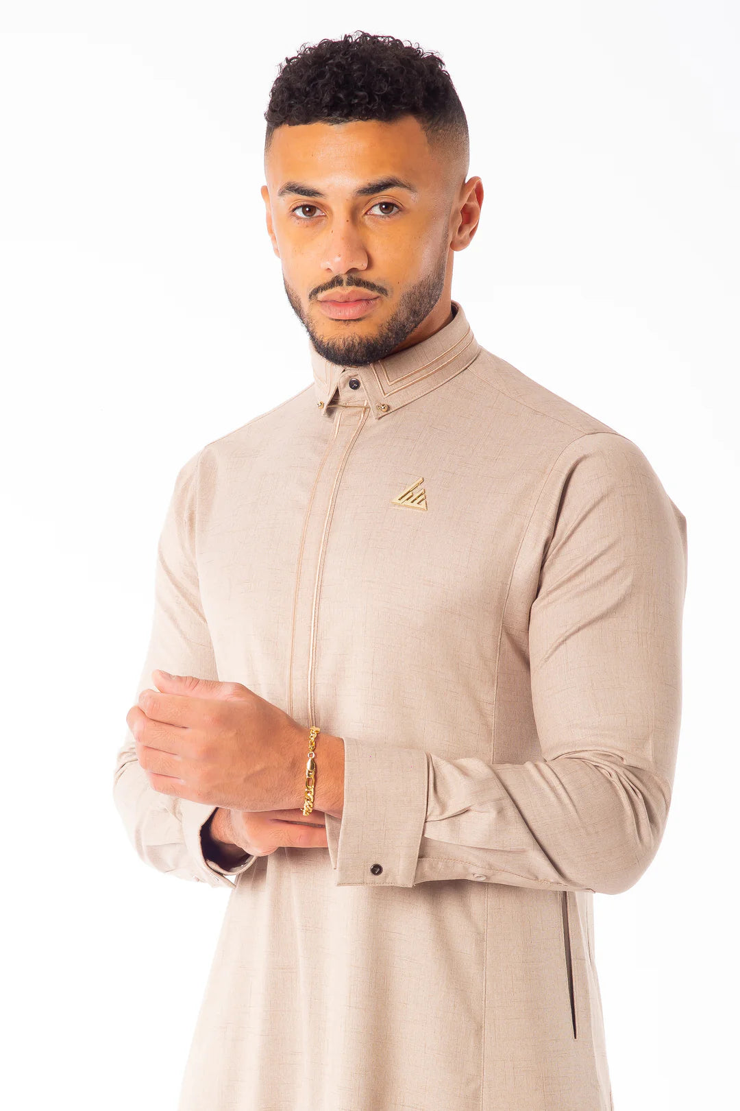Mens Thobe AL AMEER - Light Brown