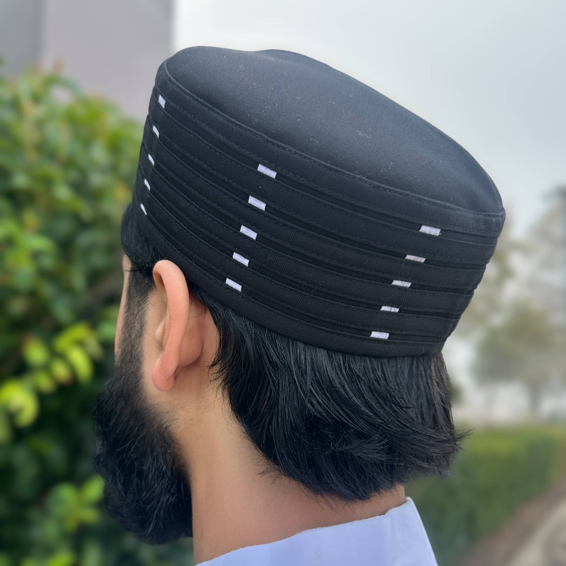 Men's Premium Kufi - Black Royale Cap