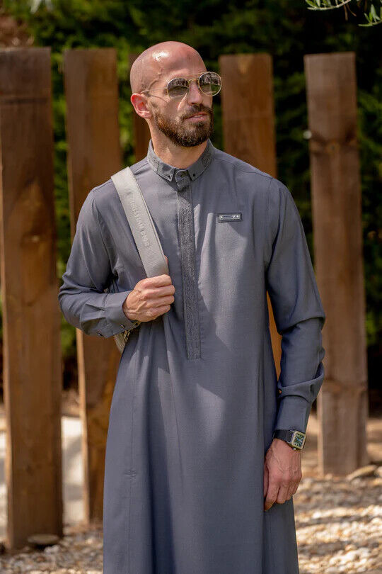 Mens Thobe AL AMEER - Gray
