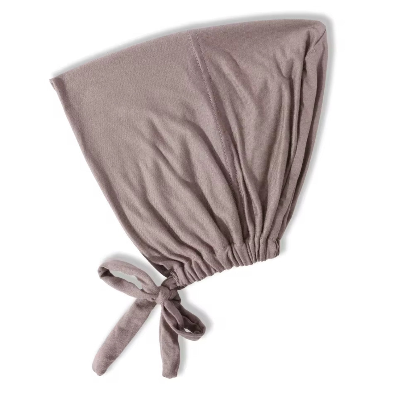 Full Tie-Back Hijab Undercap - Mauve Taupe