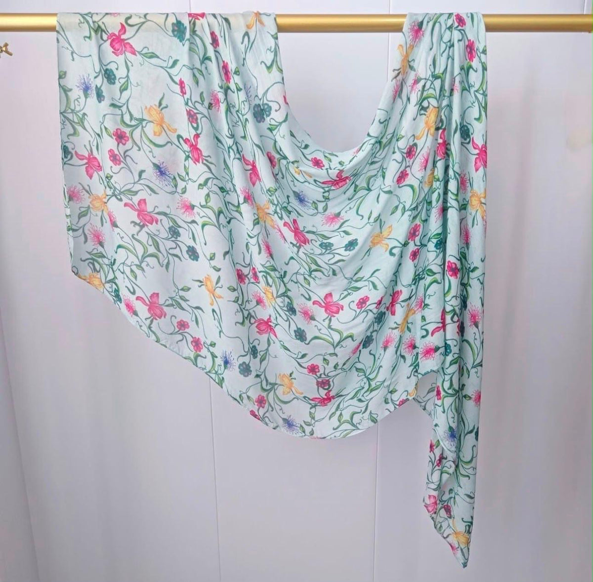 Printed Modal Hijab –  Daisy | Premium Modal | Soft Non-Slip Modest Hijab