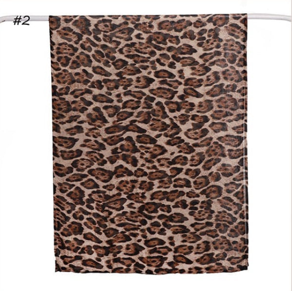 Printed Modal Hijab - Leopard 2.0
