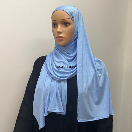 Small Jersey Hijab - Sky Blue