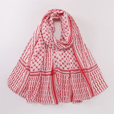 Modal Kuffiyeh Hijab - Red