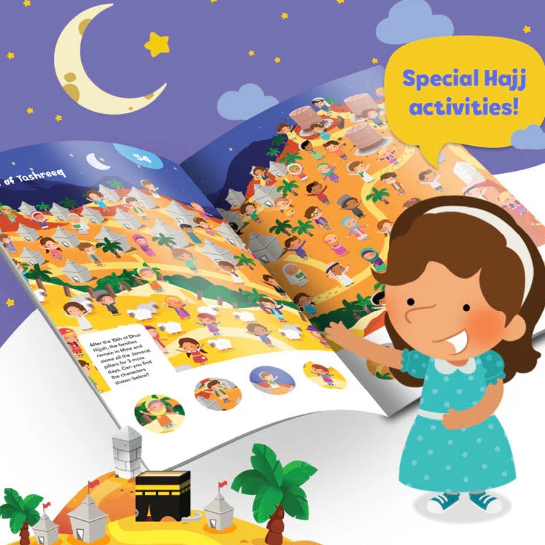 Hajj & Umrah Activity Book (Little Kids 5+)