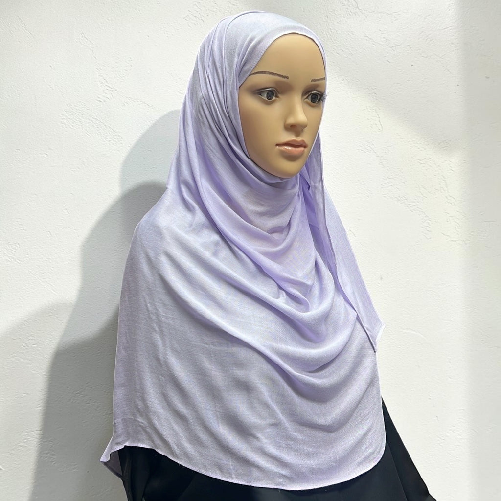 Violet Standard Modal Hijab – Soft Non-Slip Muslim Hijab Scarf | All-Day Comfort