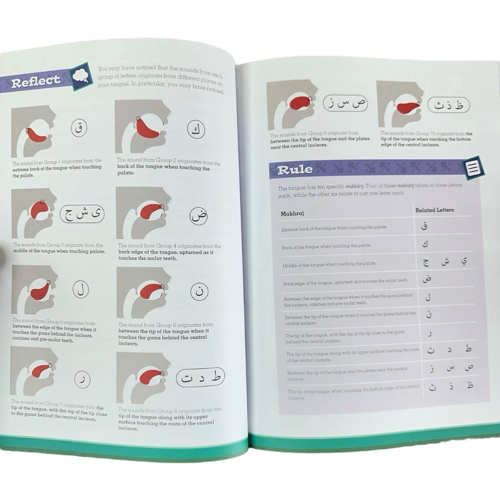 Tajweed Untangled Quran Recitation Pronounce Correctly by Learning Roots for Kids & Adult