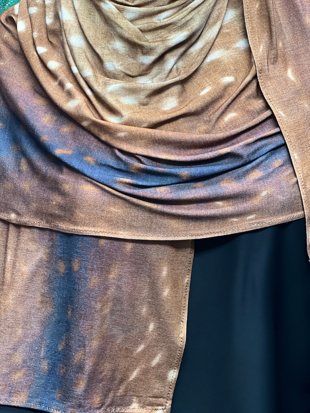 Printed Jersey Hijab - Deer