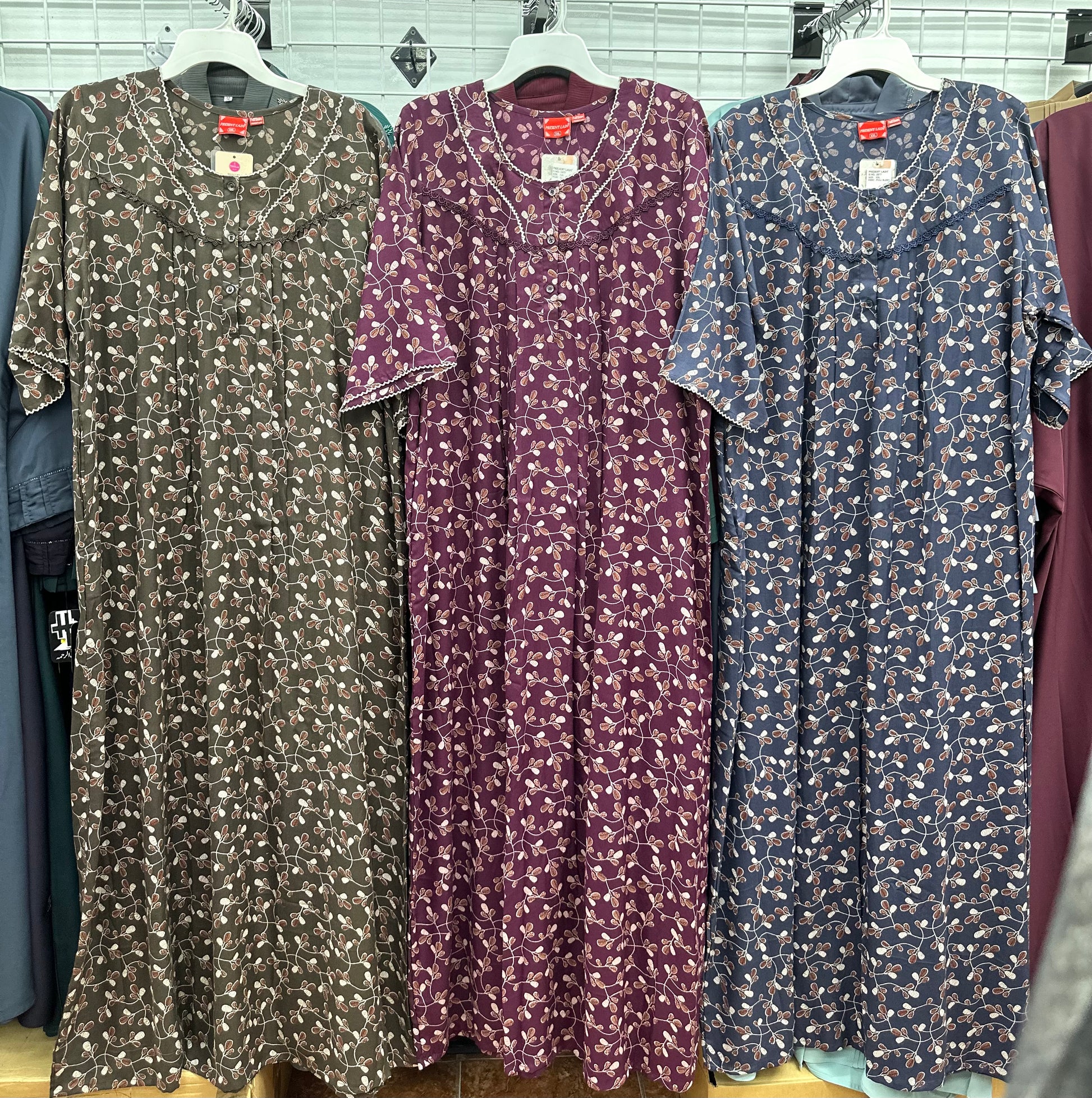 3/4 Sleeve Alpine Maxi Gown