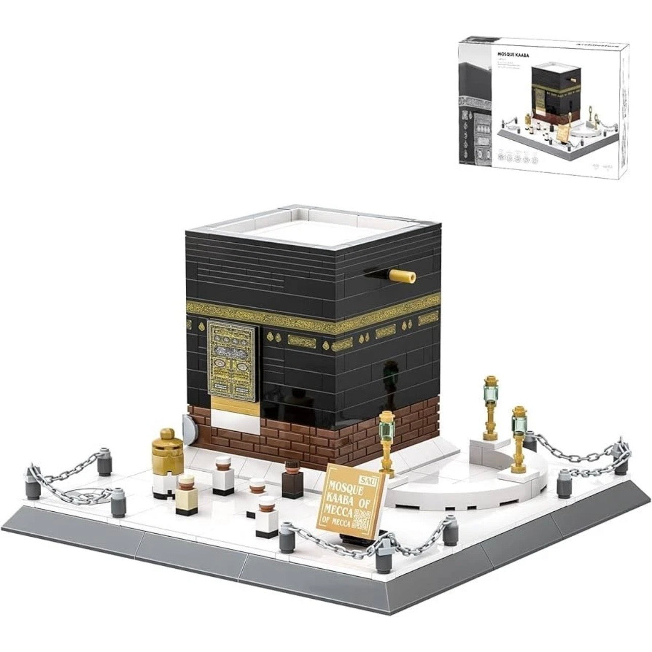 Mosque Kaaba of Mecca Building Block Bricks 446 Pcs Legos Architecture