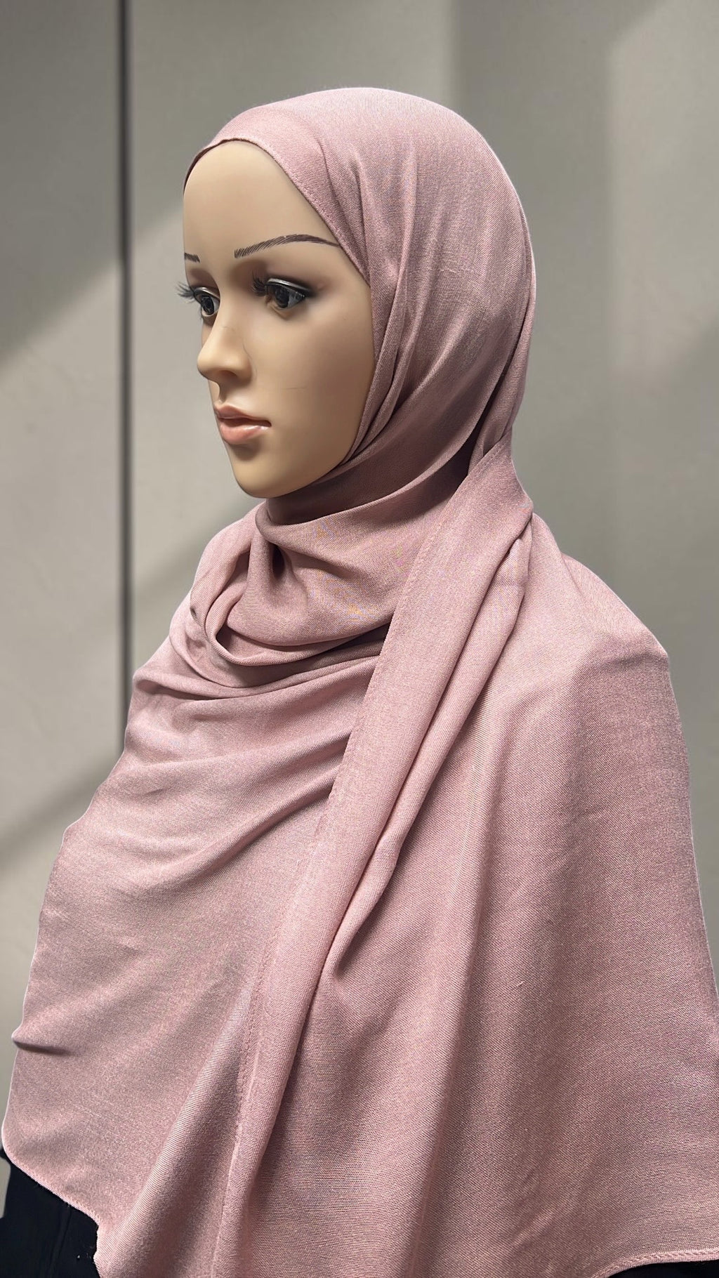 Mauve Standard Modal Hijab – Soft Non-Slip Muslim Hijab Scarf | All-Day Comfort