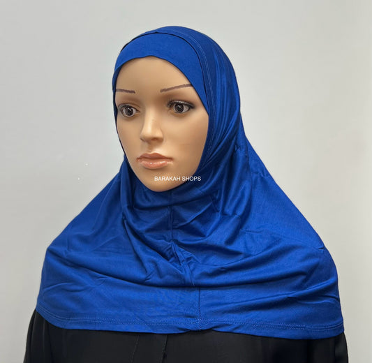 2 Pc Hijab - Royal Blue