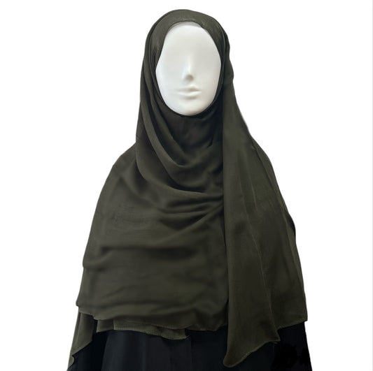 Modal Hijab - Army Green