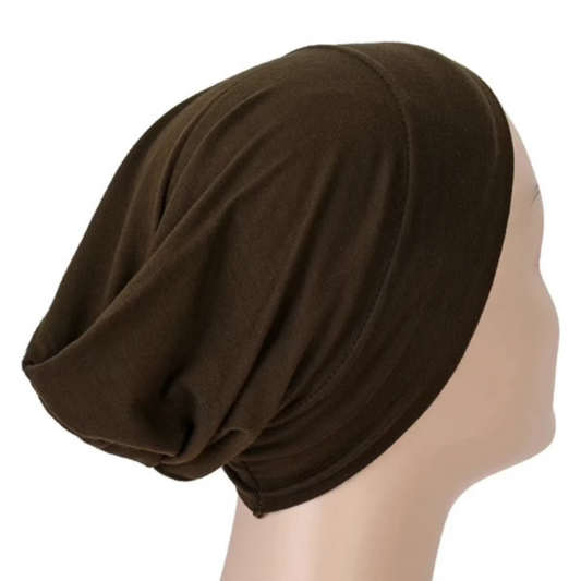 Bonnet Cap - Chocolate Brown