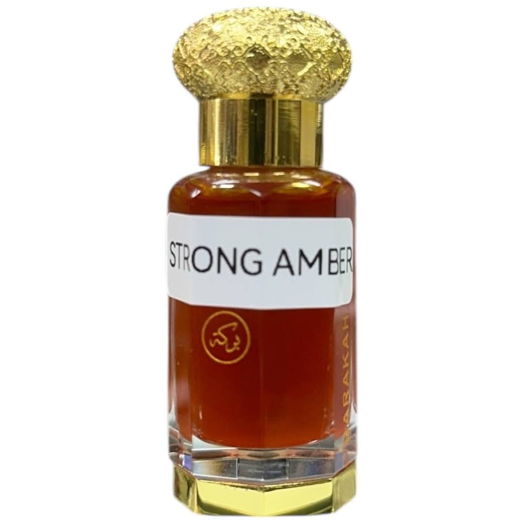 Strong Amber - 12ml Concentrated Attar Perfume Oil Long Lasting Alcohol Freei