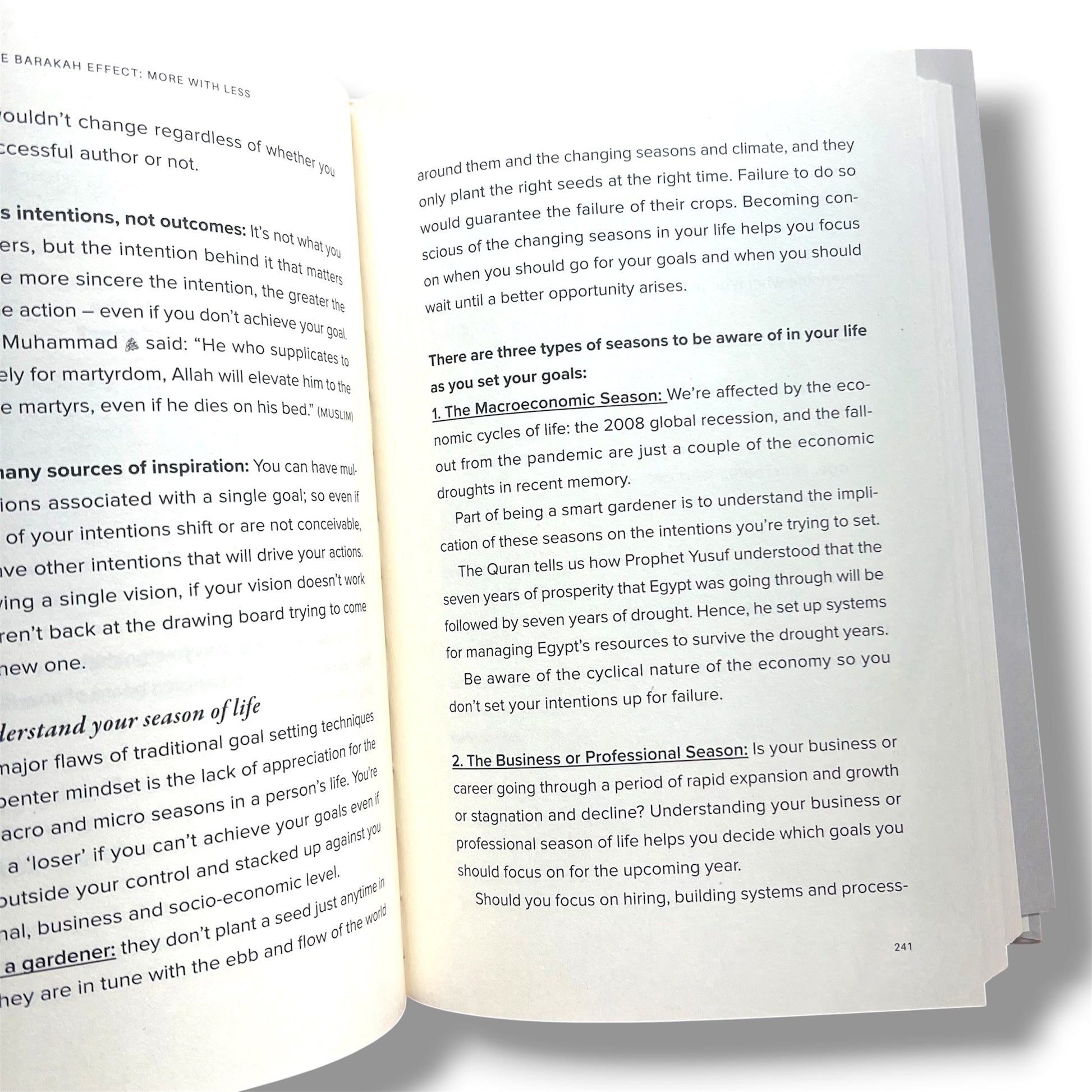 The Barakah Effect: More with Less Hardcover