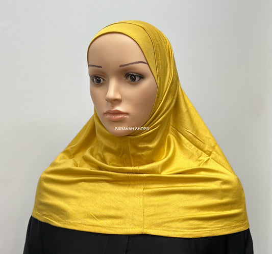 2 Pc Hijab - Mustard