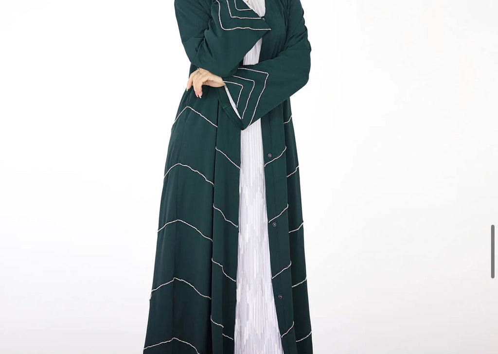 Rhinestone Abaya