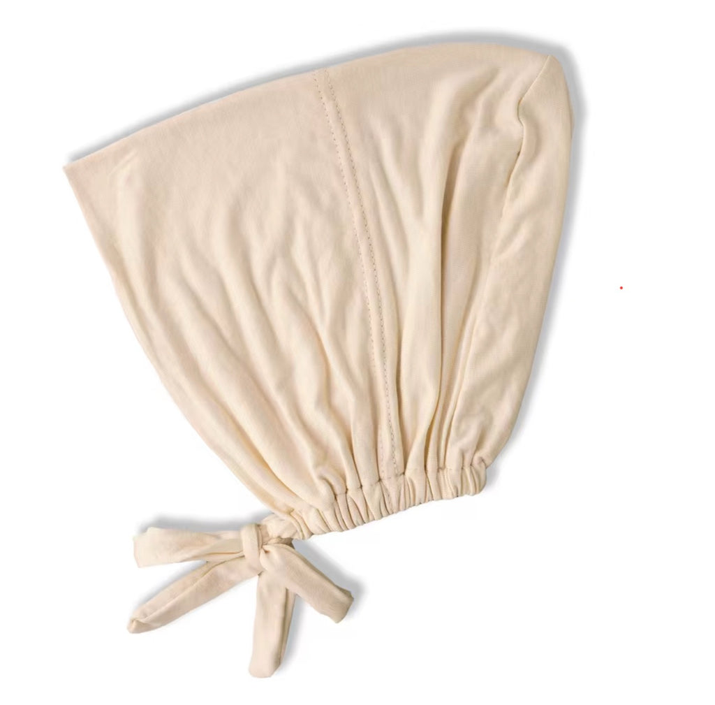 Full Tie-Back Hijab Undercap - Beige