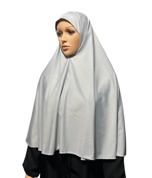 XXL Lycra Hijab - Light Gray
