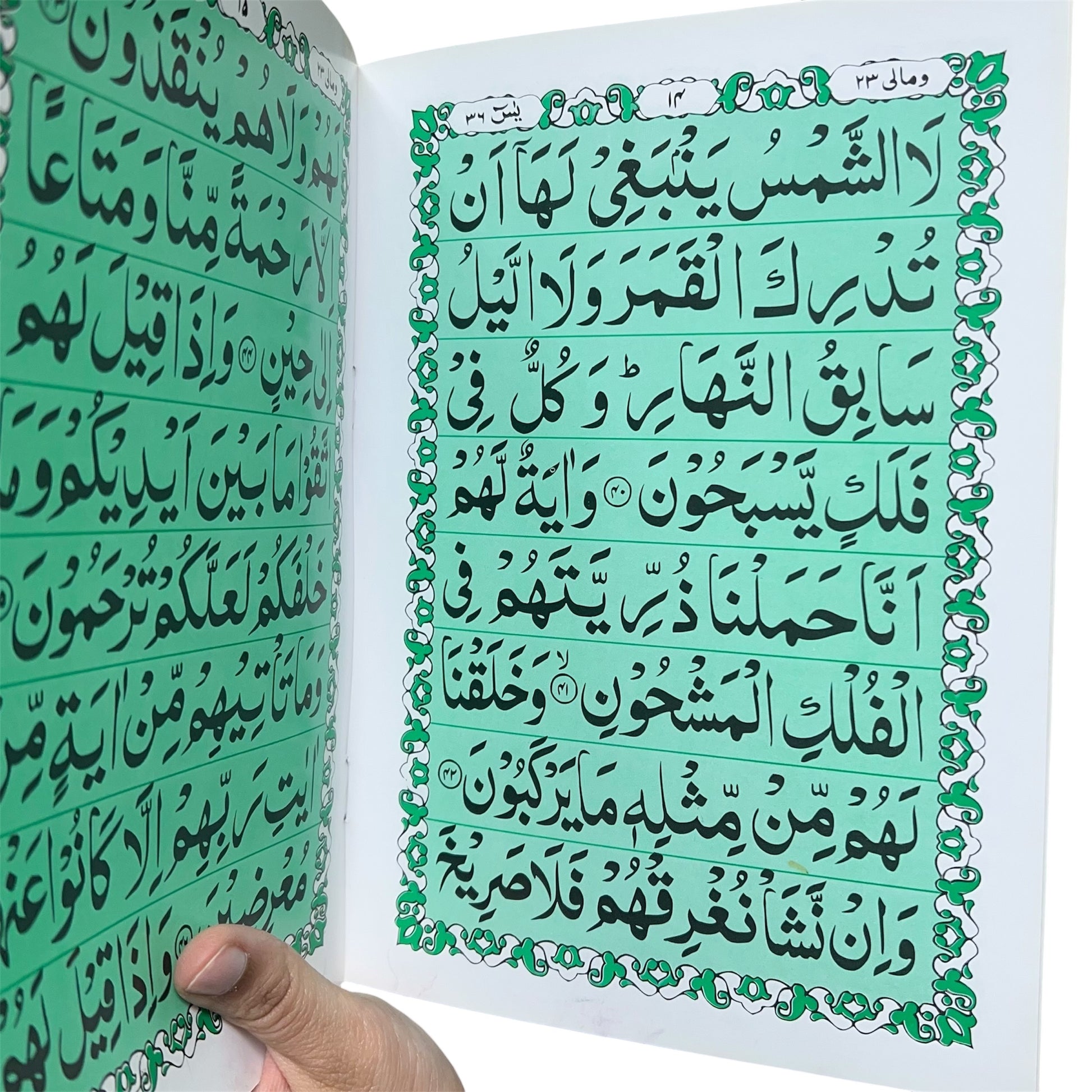 Surah Yaseen Large Size Indo-Pak Script (8 Line)