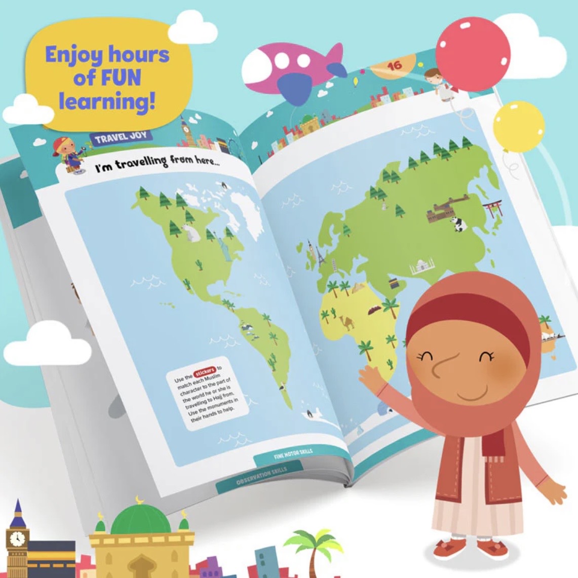 Hajj & Umrah Activity Book (Little Kids 5+)