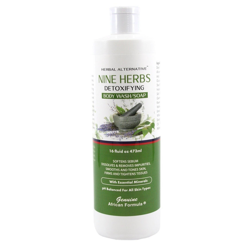 Nine Herbs Detoxifying Body Wash - 16 oz.