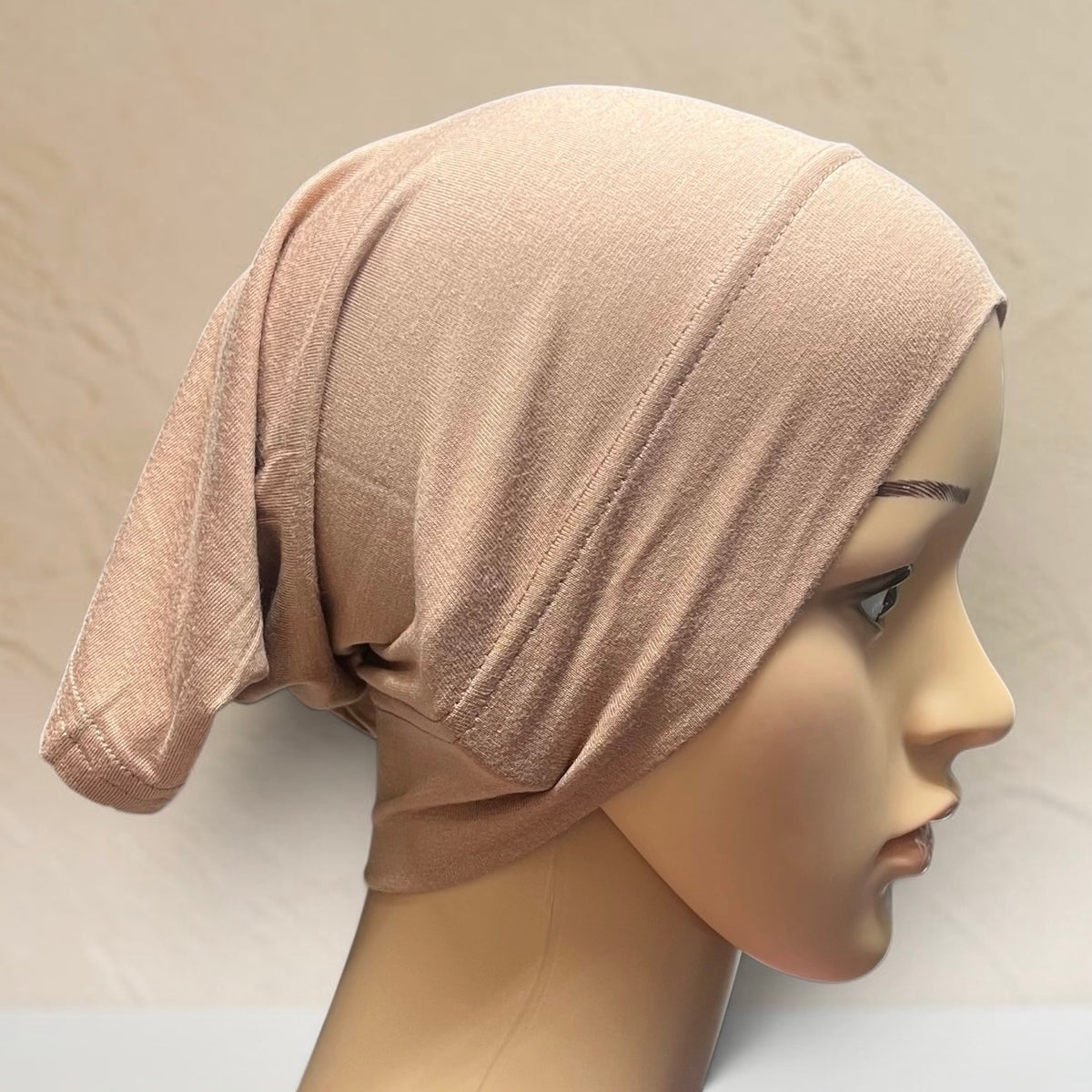 Jersey Undercap – Clay | Hijab Inner Cap | Soft, Breathable & Stretchy