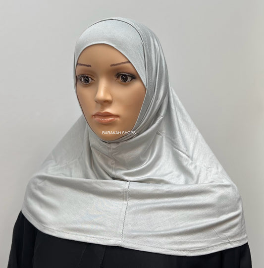 2 Pc Hijab - Light Gray