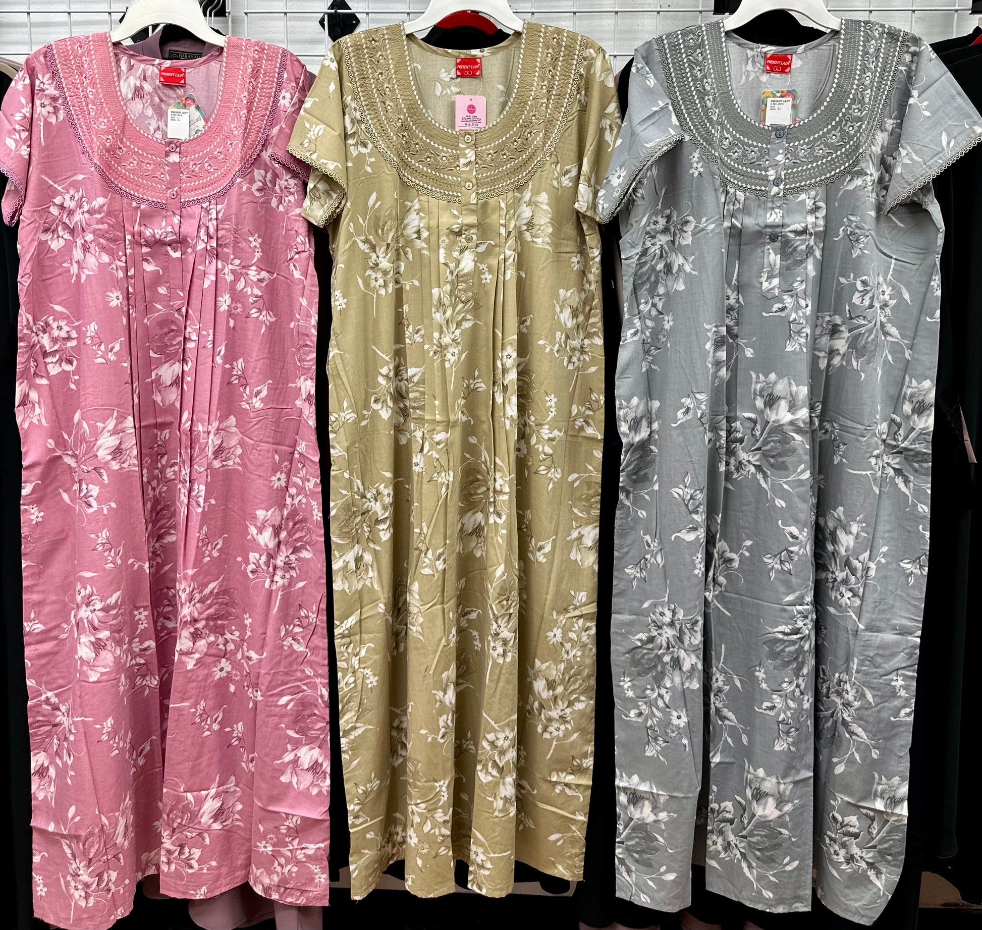 Ultra Soft Cotton Blend Short Sleeve Maxi Nightgown