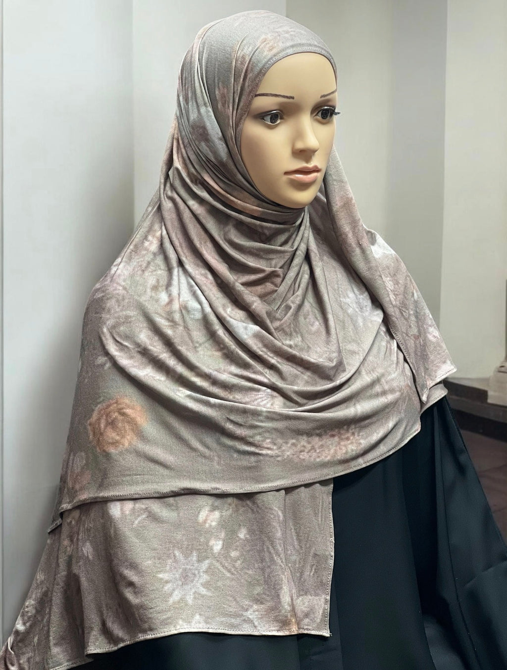 Printed Jersey Hijab - Memory