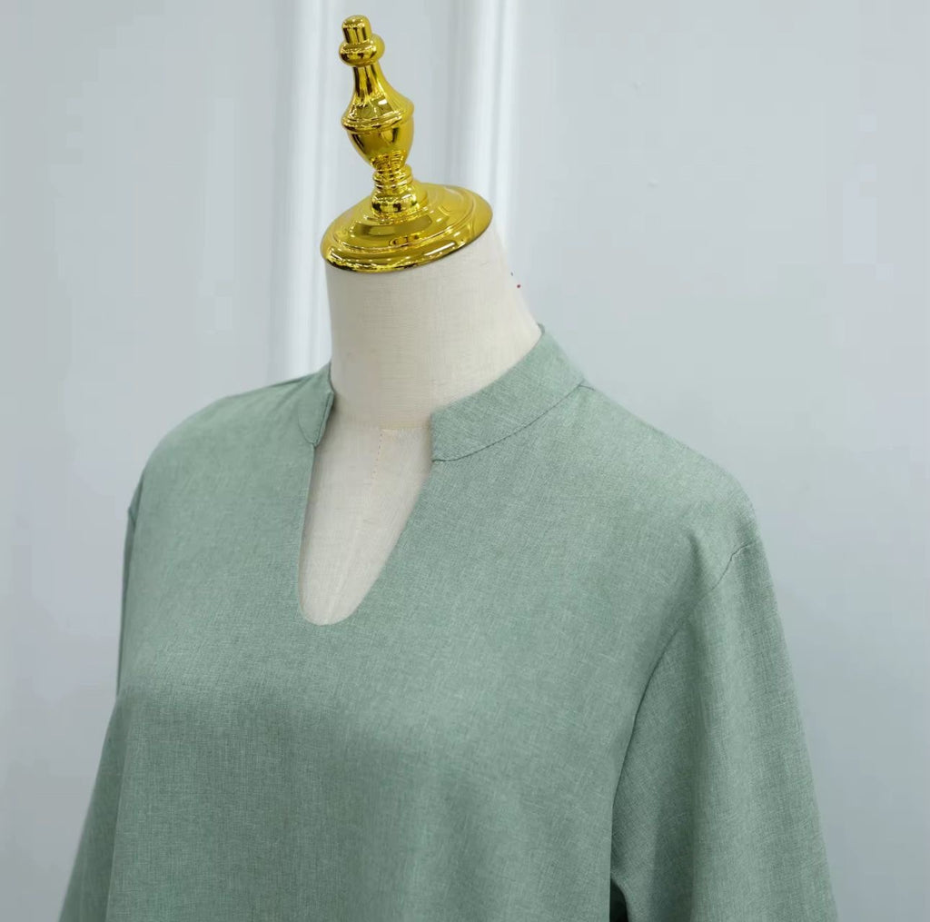 Women’s One Piece Everyday Abaya with Pockets - 4 colors