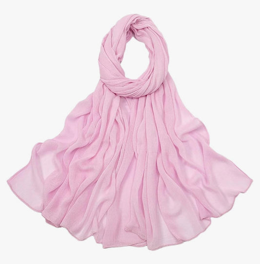 Crinkle Rayon - Light Pink