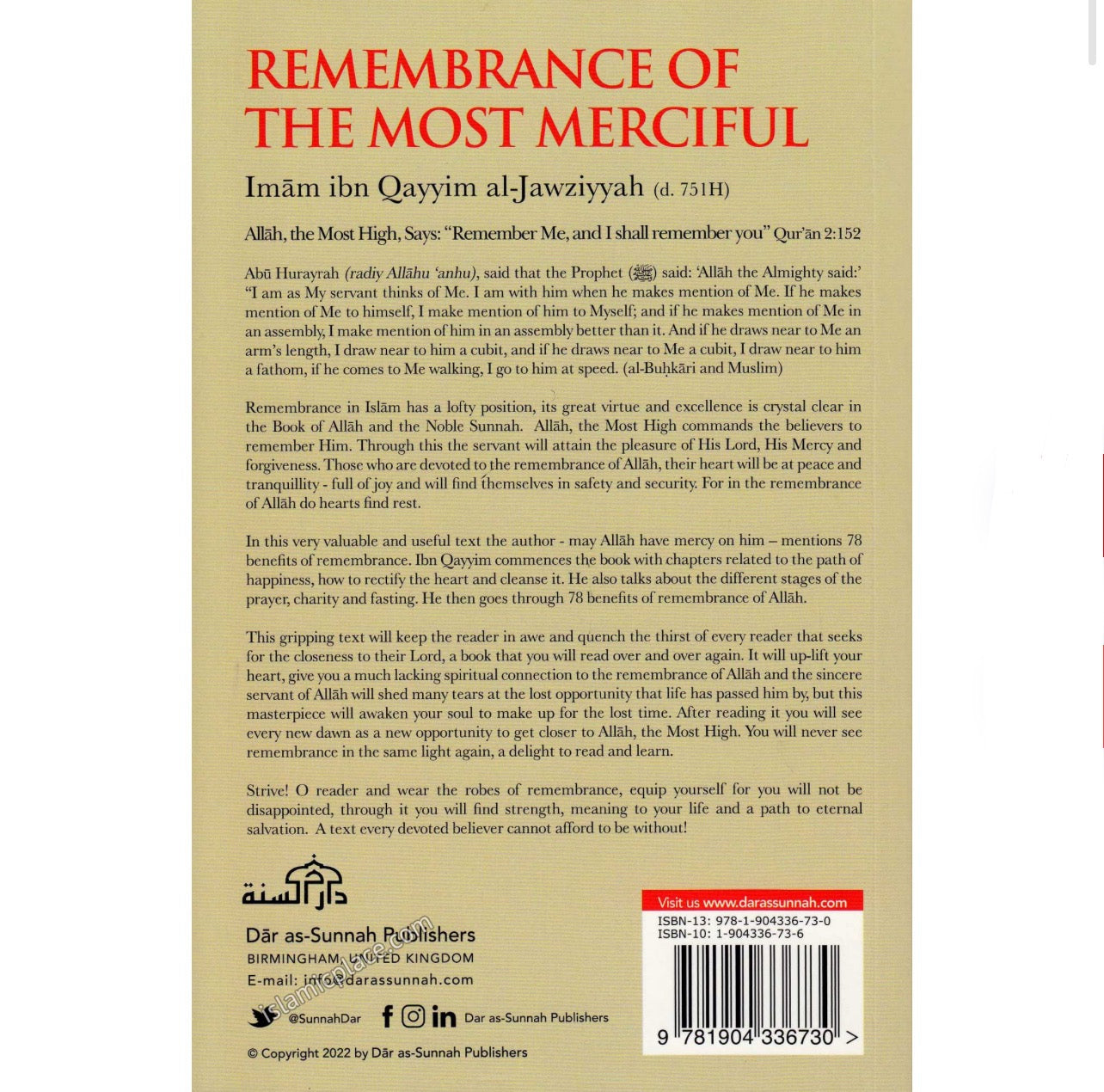 Remembrance of the Most Merciful