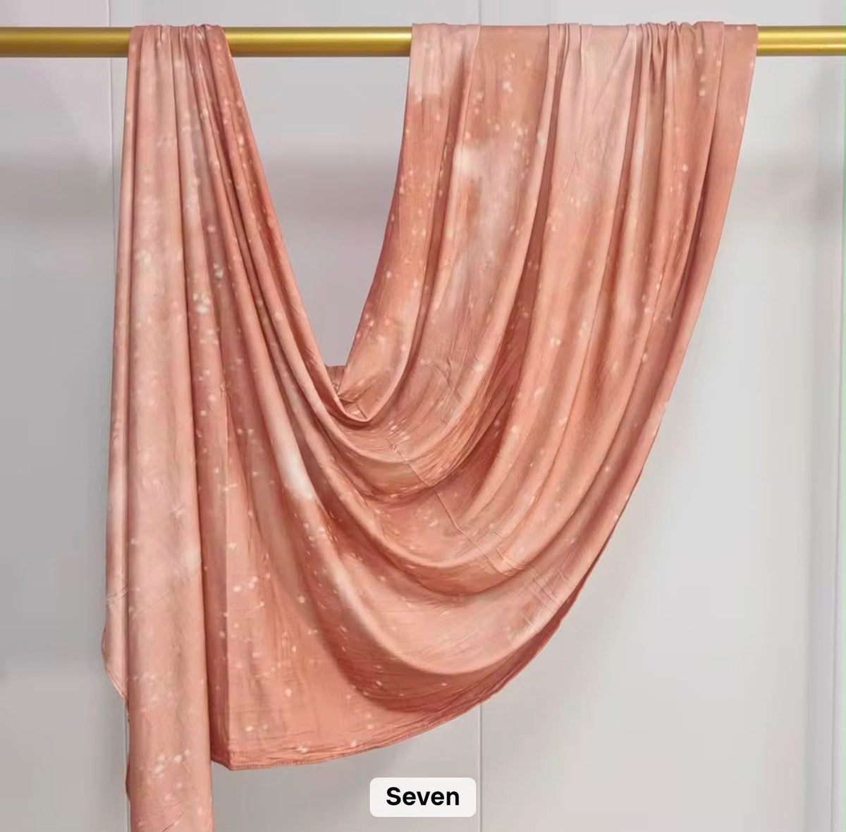 Printed Jersey Hijab - Pink Bambi