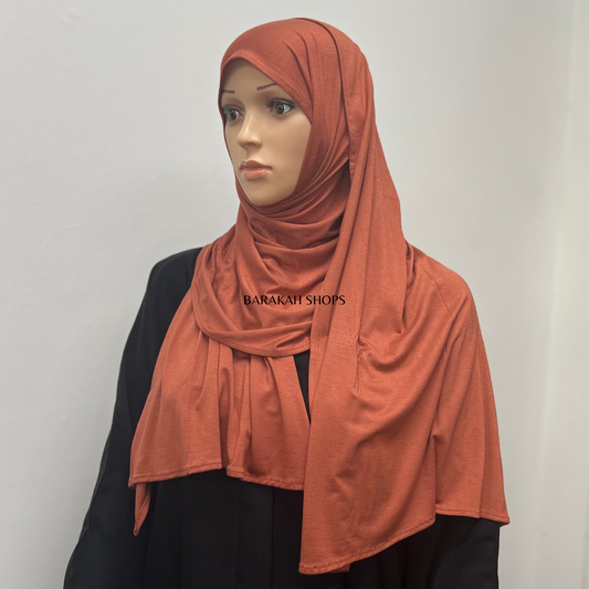 Small Jersey Hijab - Orange