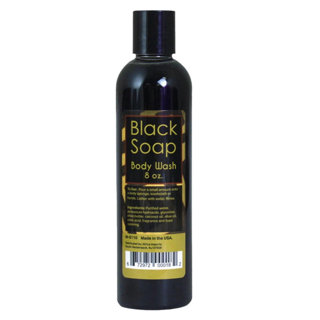 Liquid Black Soap/Body Wash - 8 oz.