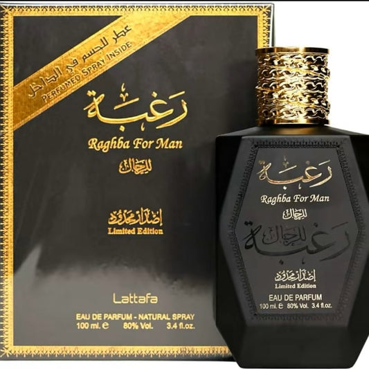 Raghba for Men - 100 ml Spray Perfume
