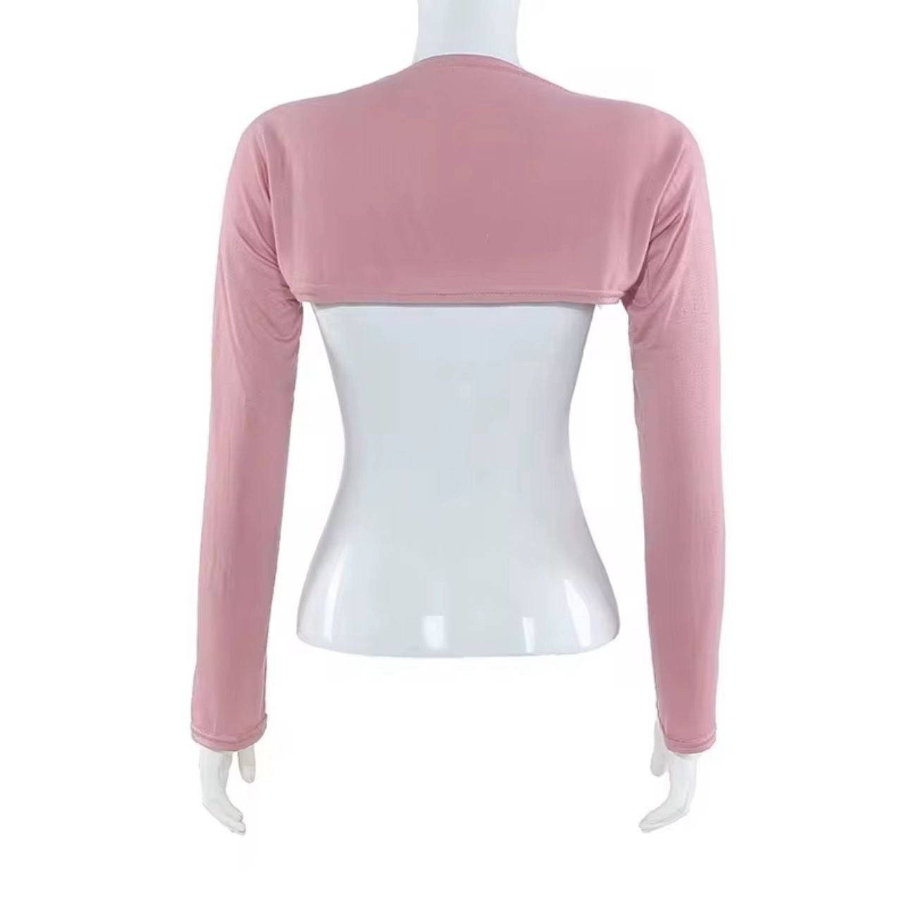 Shoulder Sleeves – Pink | Modest Coverage for Abaya & Short Sleeves